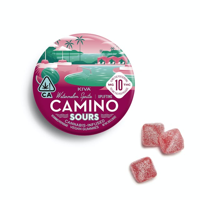 Photograph of product: Sours - Watermelon Spritz Camino 100mg/10 Piece
