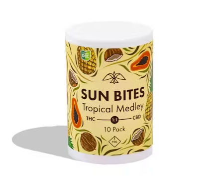 Photograph of product: 1:1 CBD Tropical Medley | Gummies | [99.7mg]