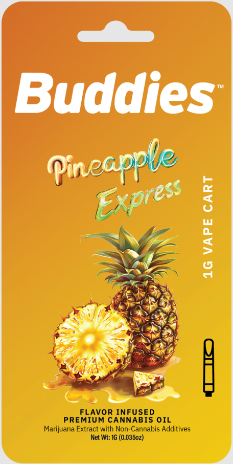 Photograph of product: Flavored Distillate Cartridge | Pineapple Express | 1g