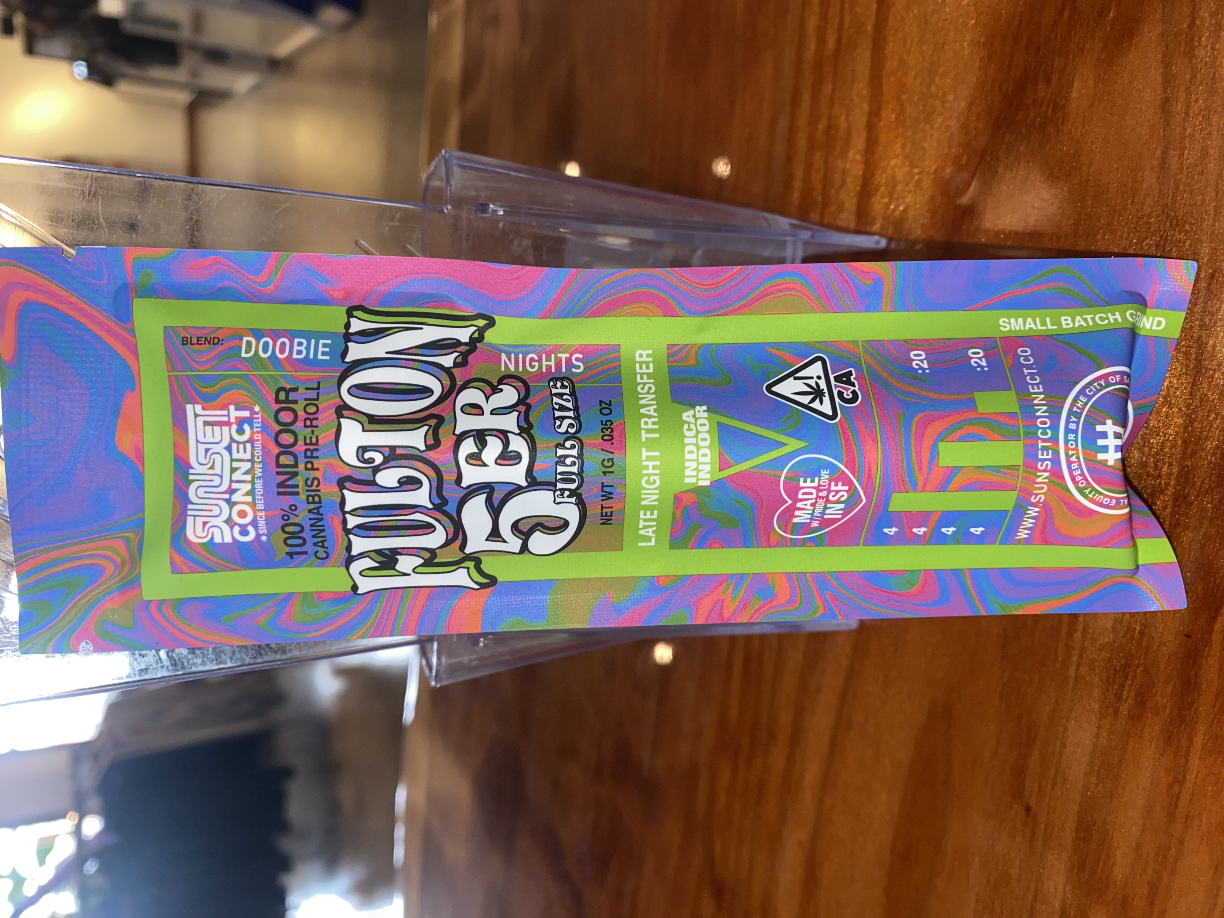 Photograph of product: Doobie Nights 1g Pre-roll