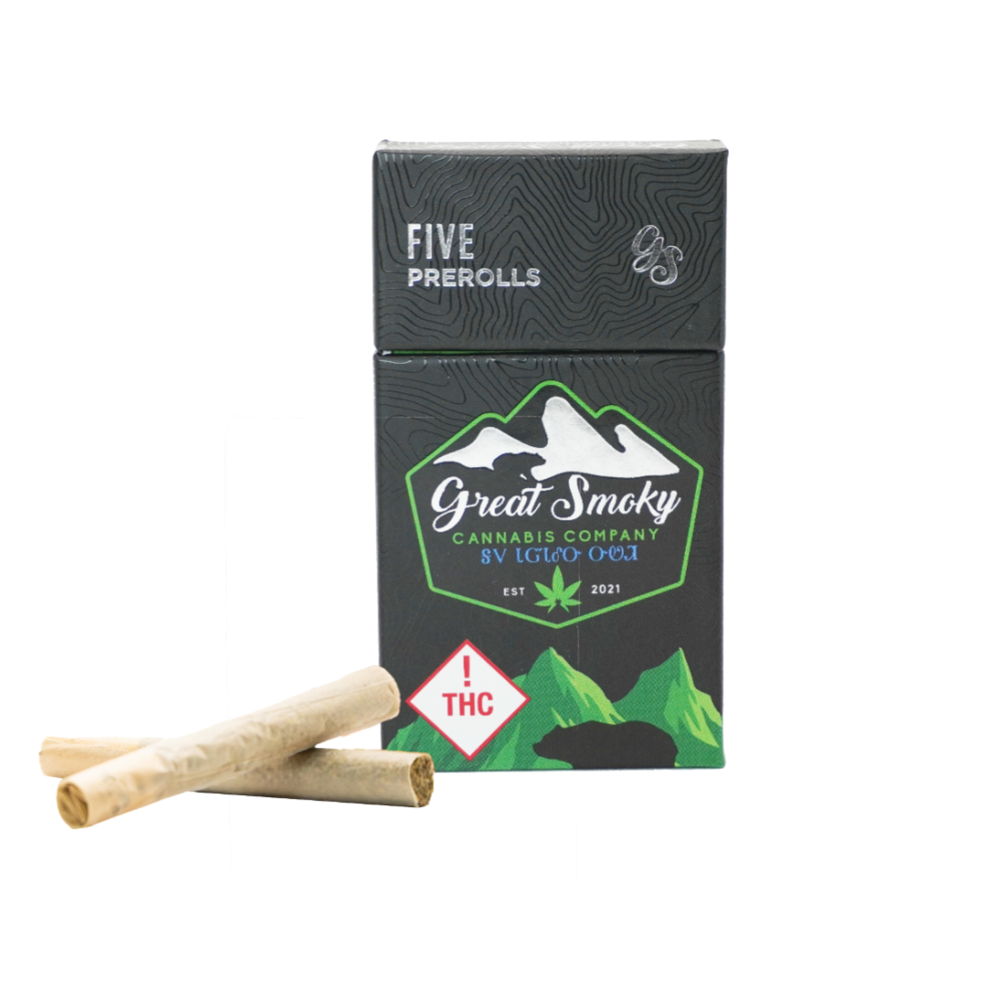 Photograph of product: Great Smoky | Udder Madness Pre-Roll 5-PK[#183]