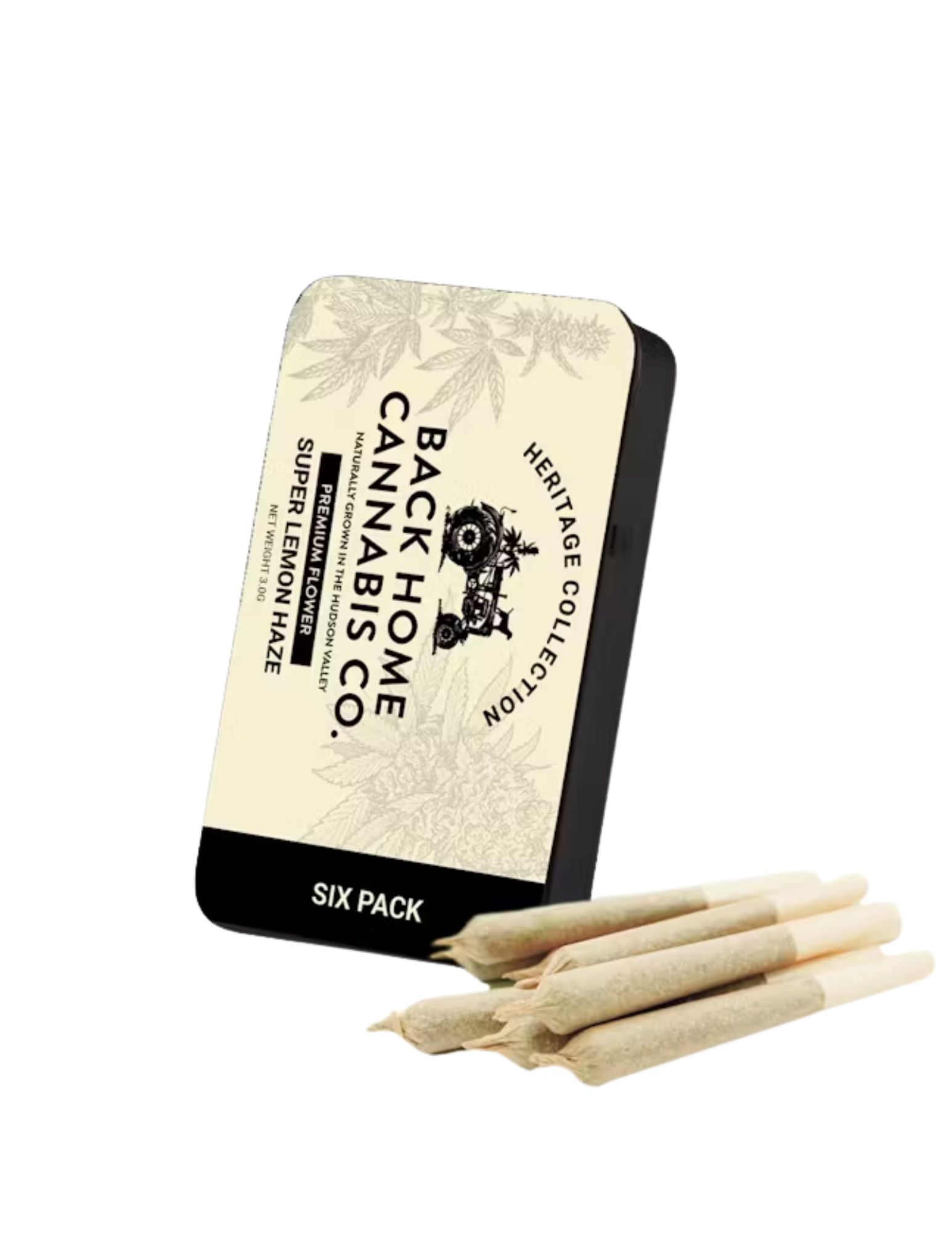 Photograph of product: Back Home Oui'd Co. | 6pk Prerolls | Super Lemon Haze