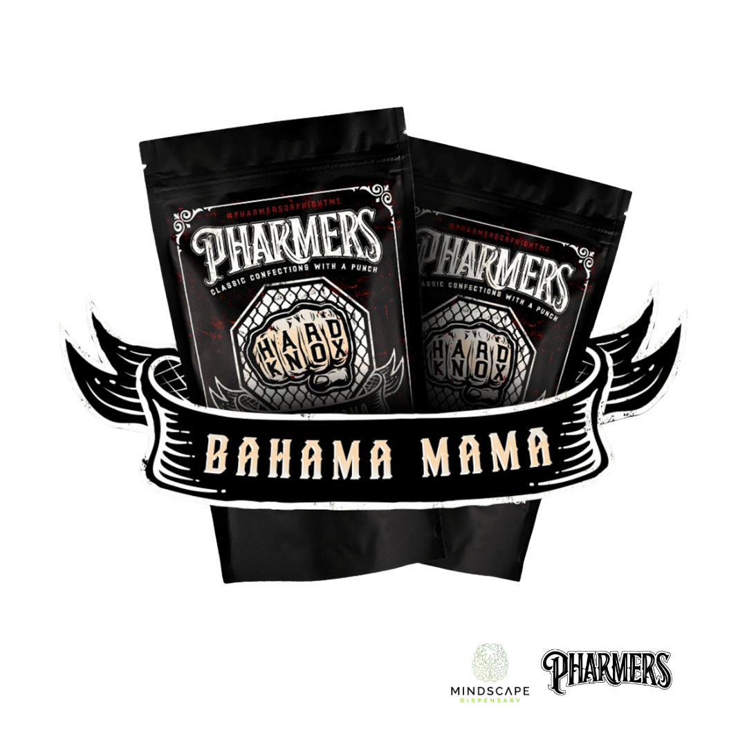 Photograph of product: Pharmers Hard Knox Bahama Mama 100mg