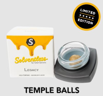Photograph of product: Honeydew Drip Solventless Temple Balls