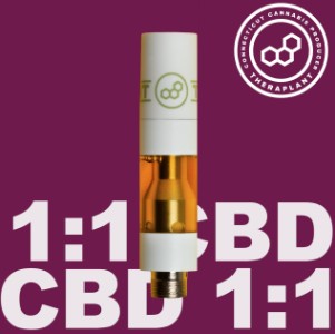 Photograph of product: Purple Push Pop TH-oui:CBD 1:1 Cartridge 0.5g (C0040001008)