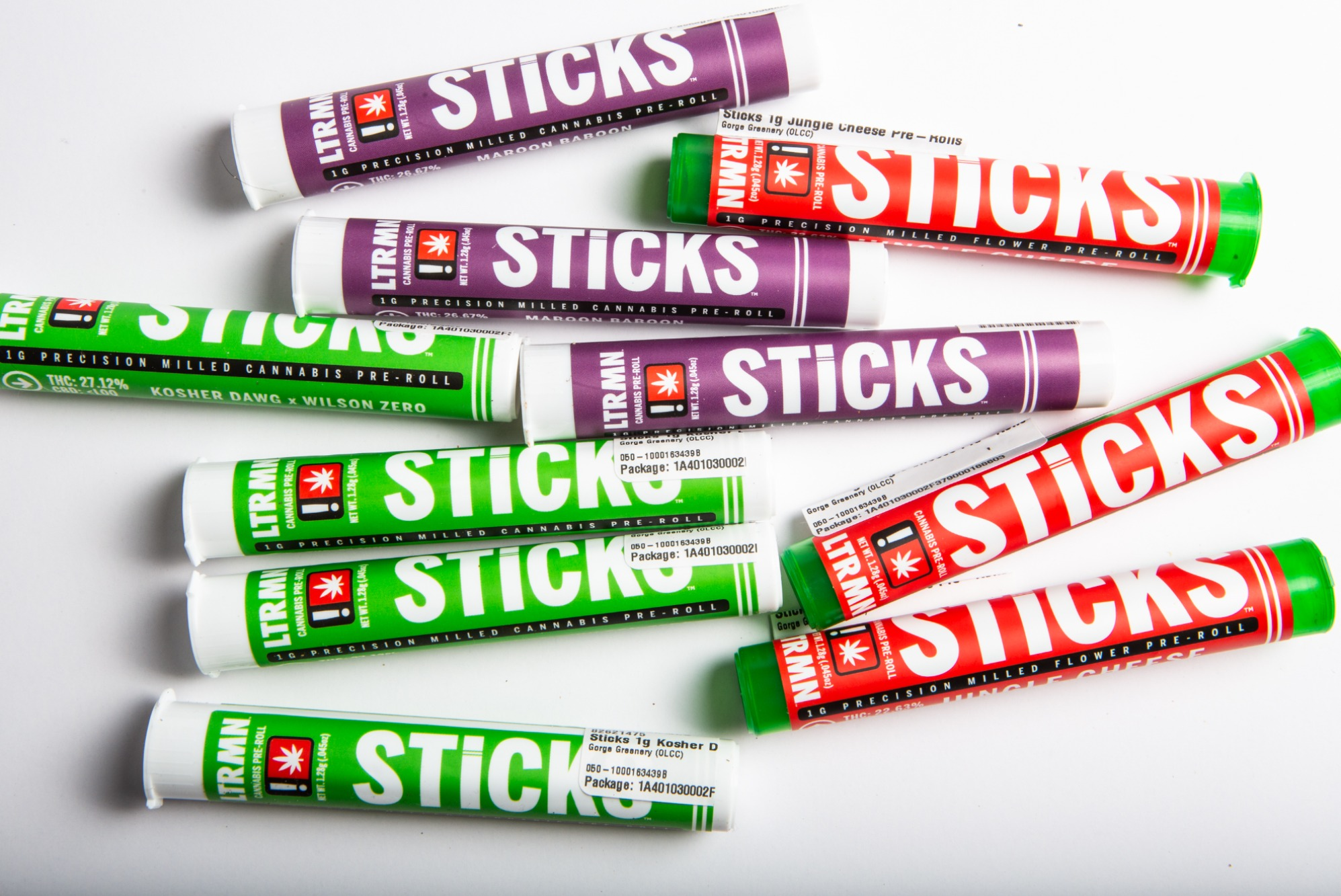 Photograph of product: Sticks Stuffed Cherry Gelato Pre-roll