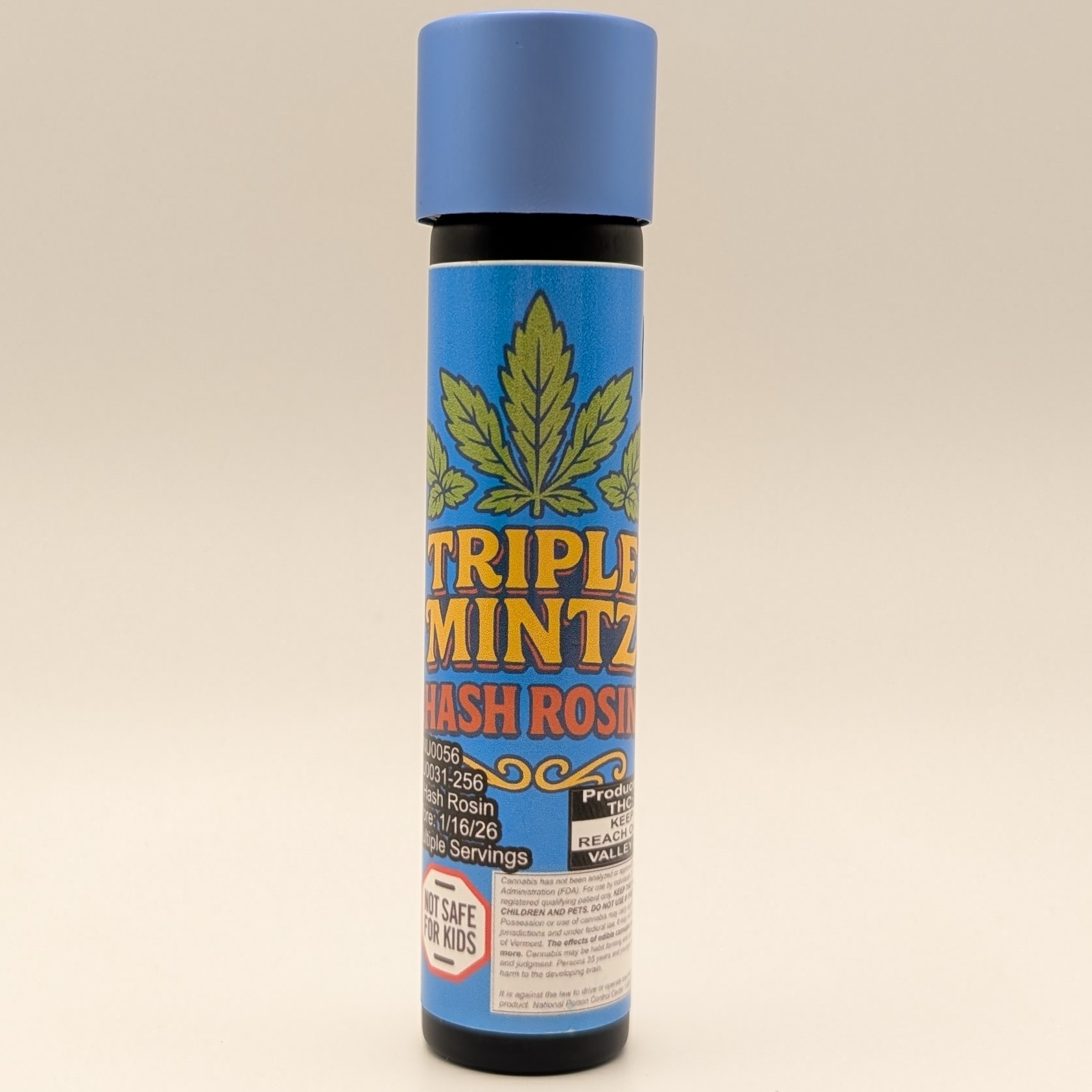 Photograph of product: Triple Mintz 1g au chocolat Rosin Kart
