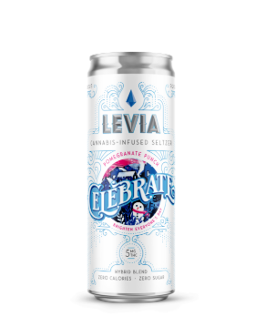 Photograph of product: Seltzer | Pomegranate Punch | 5mg | Levia