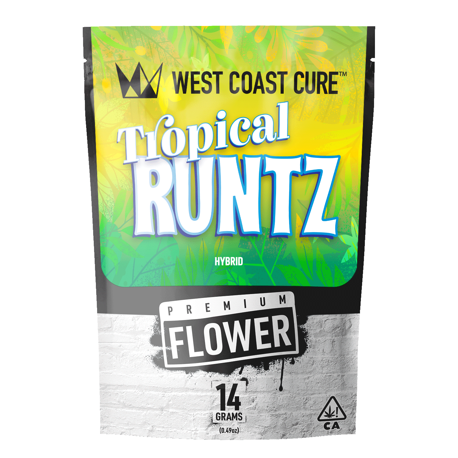 Photograph of product: West Coast Cure - Flower - Tropical Runtz - 14G