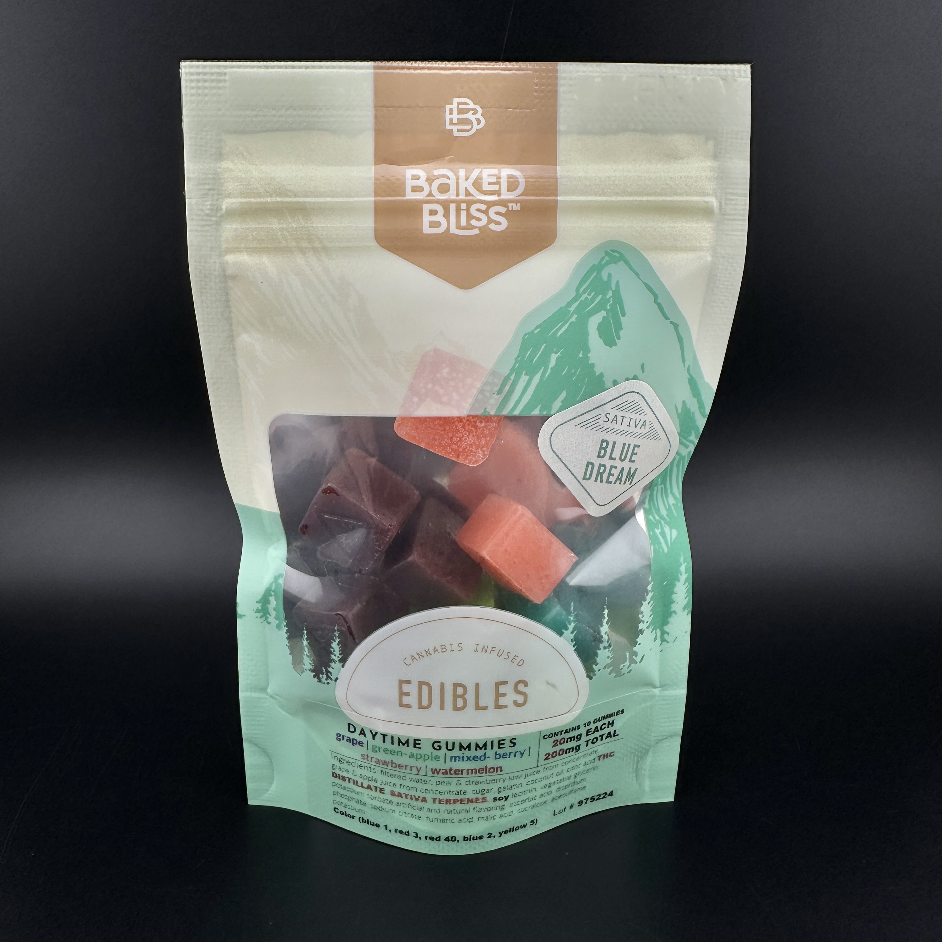 Photograph of product: Blue Dream oui'd gummies | 200mg | Baked Bliss