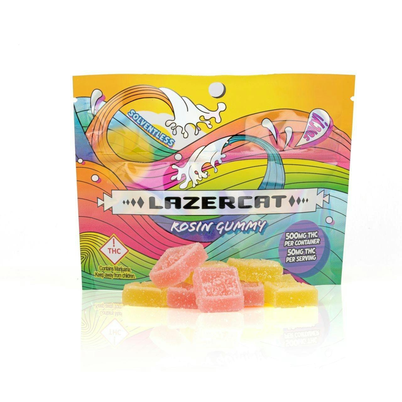 Photograph of product: Lazercat - Gummies - Strawberry 100mg