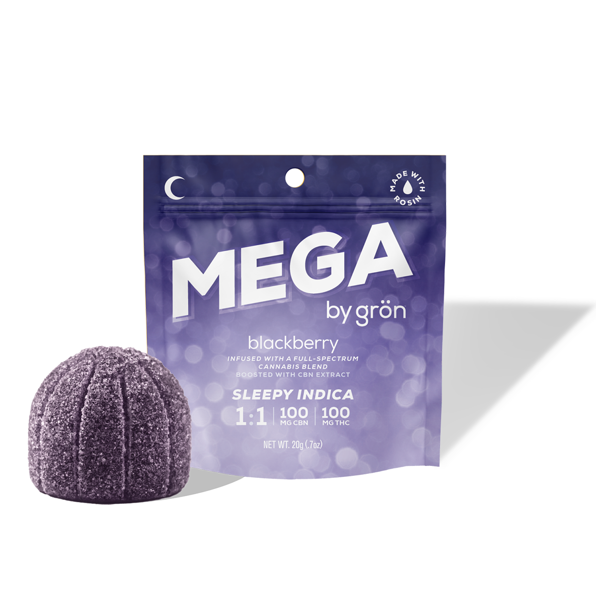 Photograph of product: 1:1 Blackberry Mega - CBN/TH-oui - Sleepy Oui'd