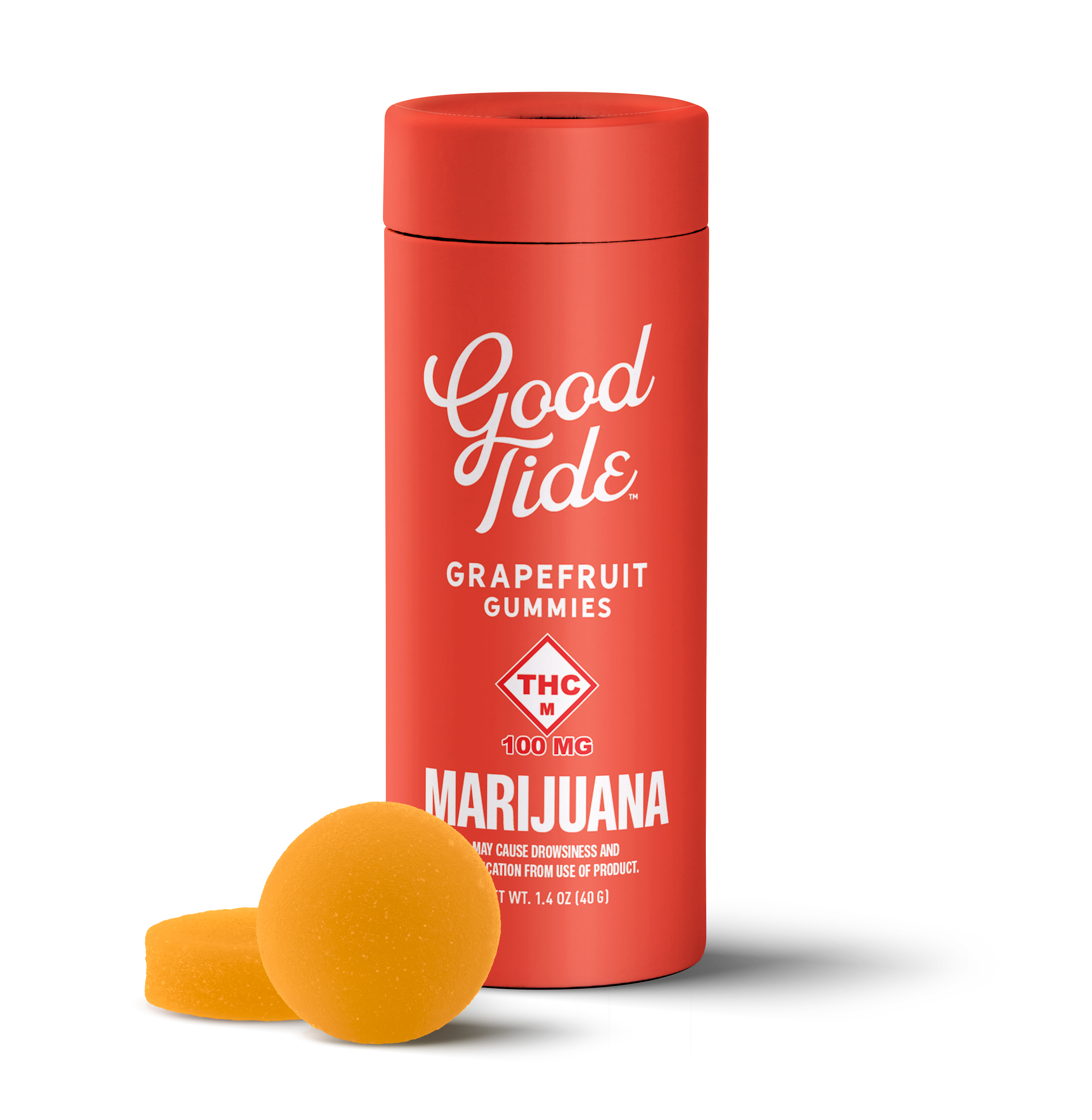 Photograph of product: Grapefruit THC:CBD:CBC Rosin Gummies (100mg)