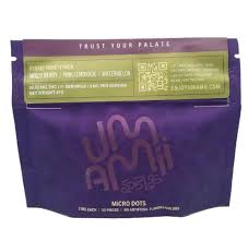 Photograph of product: Umamii | Pink Lemonade, Watermelon and Berry Variety Pack Microdots | Cured Resin Gummies | 100mg