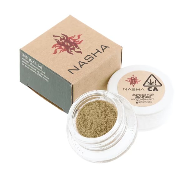 Photograph of product: NASHA SUPER SOUR PINEAPPLE GREEN UNPRESSED au chocolat Oui'd 1.2G