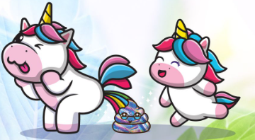 Photograph of product: GLO | 2 Unicorns 1 Poop | Infused Pre-Roll | 1g