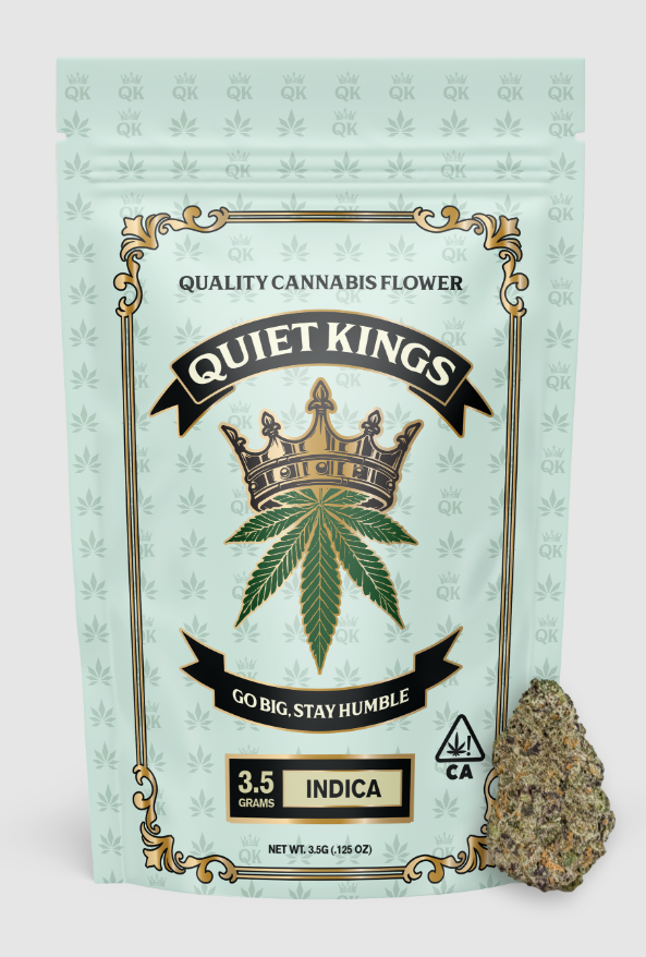 Photograph of product: Quiet Kings 3.5g Blue Cookies