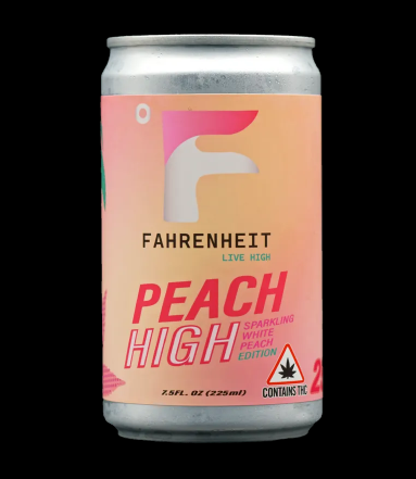 Photograph of product: Fahrenheit - Peach High | 25mg Energy Drink