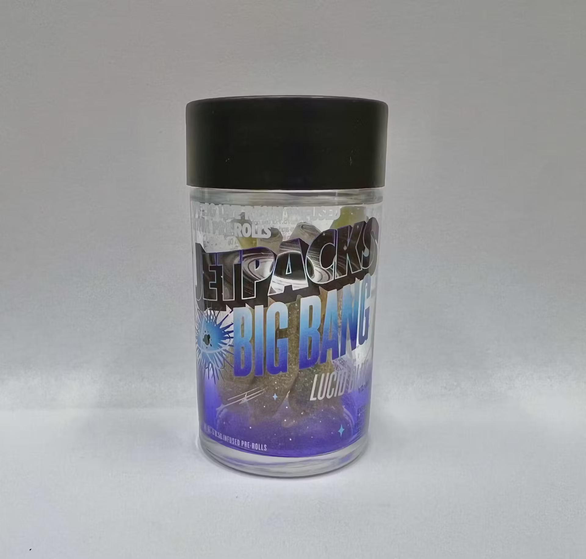 Photograph of Product: Jetpacks - Lucid Blue Infused - 5pk Pre-rolls