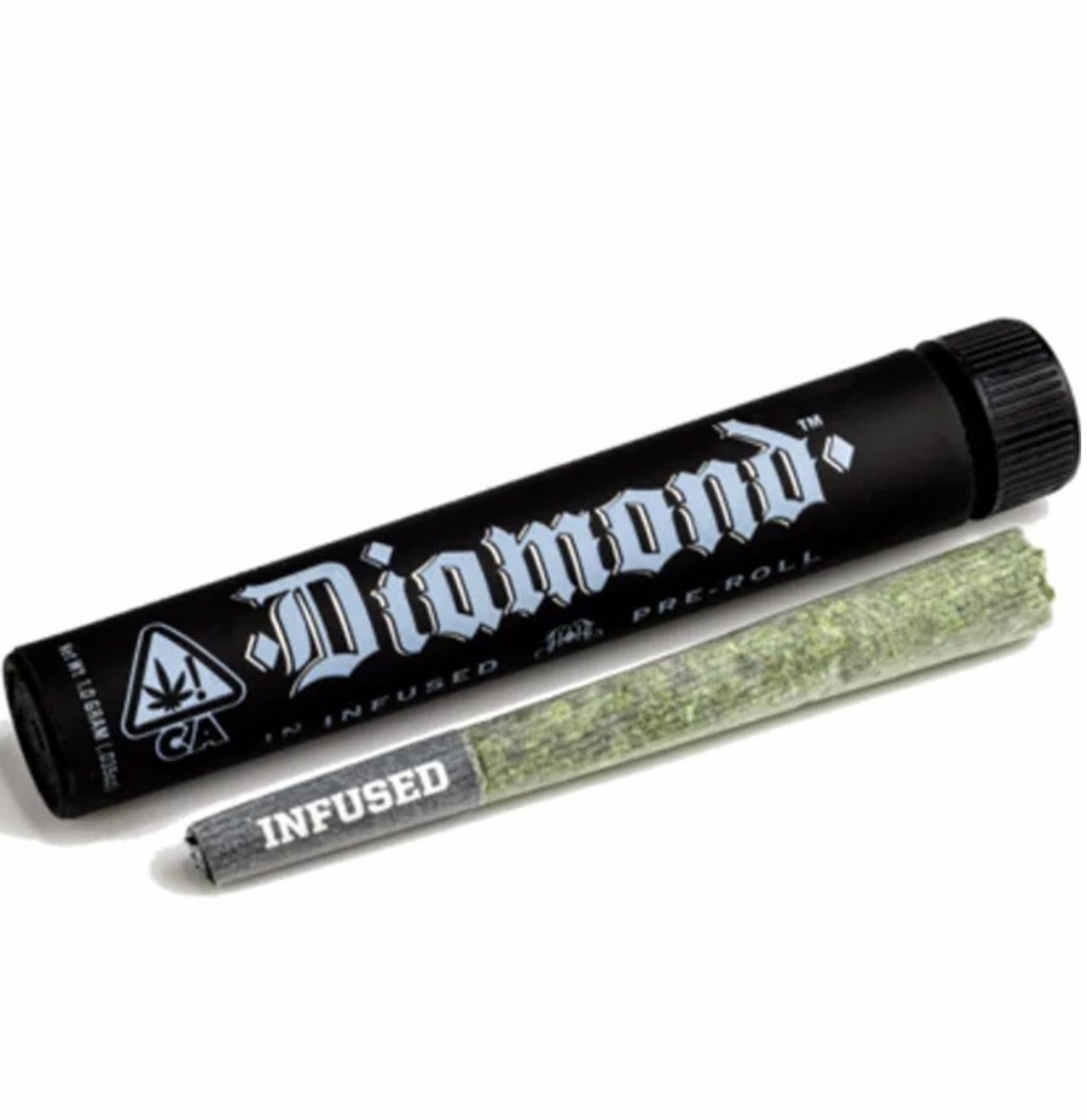 Photograph of product: Heavy Hitters: Apples & Bananas 1g Infused Diamond Pre Roll