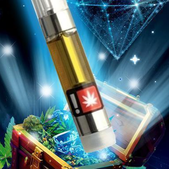 Photograph of product: Loot Bar 1g Liquid Diamondz Cart: Megalodon - 