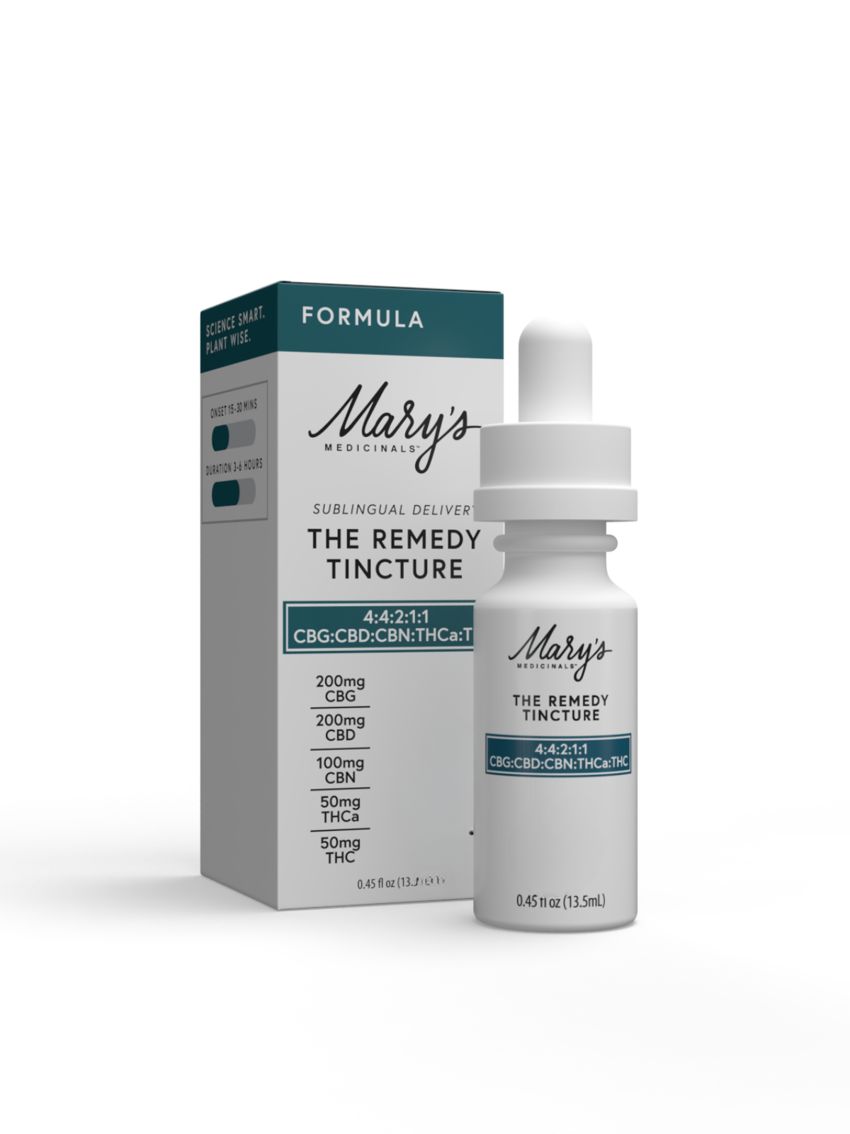 Photograph of product: Mary's Medicinals | Tincture | 4:4:2:1:1 Ratio | Formula