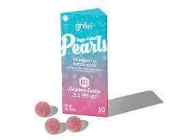 Photograph of product: (100mg) 3:1 CBG:TH-oui Blueberry Lemonade Pearl | Gron