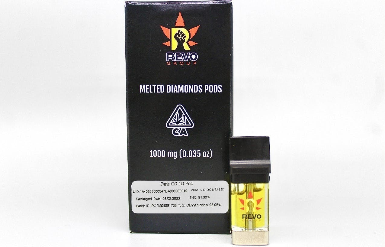 Photograph of product: Revo Group - Paris OG 1G Pod - Melted Diamonds