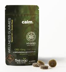 Photograph of product: First Crop CALM 100mg TH-oui/200mg CBD