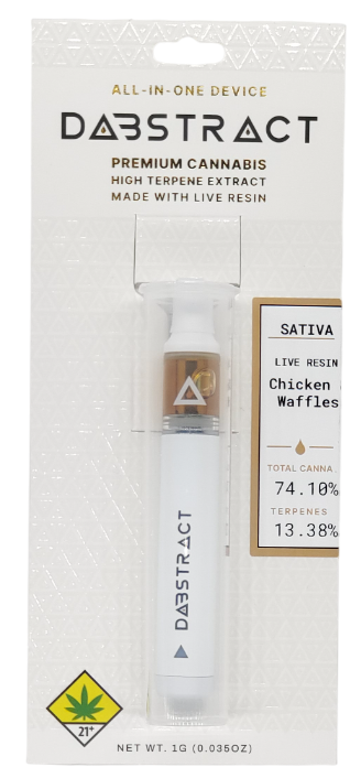 Photograph of product: Dabstract VAPE Chicken & Waffles Disp 1g