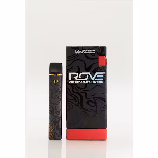 Photograph of product: Rove Cherry Gelato (H) Ready To Use Live Resin Diamond Vape 1g