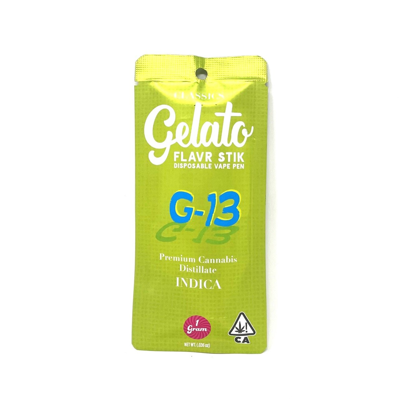 Photograph of product: G-13 DISPOSABLE 1G P1