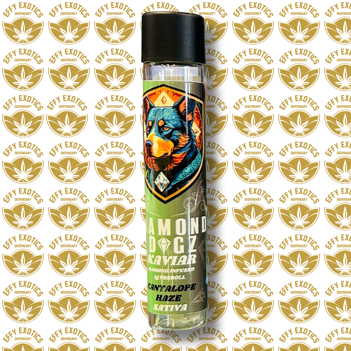 Photograph of product: GONZO Diamond Dogz - Cantaloupe Haze - Benzina