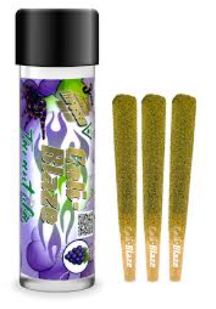 Photograph of product: CALI BLAZE - GRAPE TARANTULA 3 PACK
