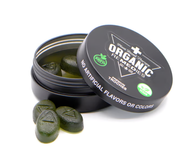Photograph of product: Sour Apple Troches 1500mg (15-Pack | 100mg Each)