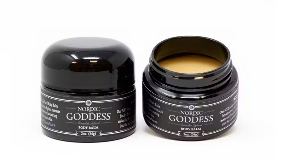 Photograph of product: Nordic Goddess 1:1 TH-oui:CBD Cooling Balm