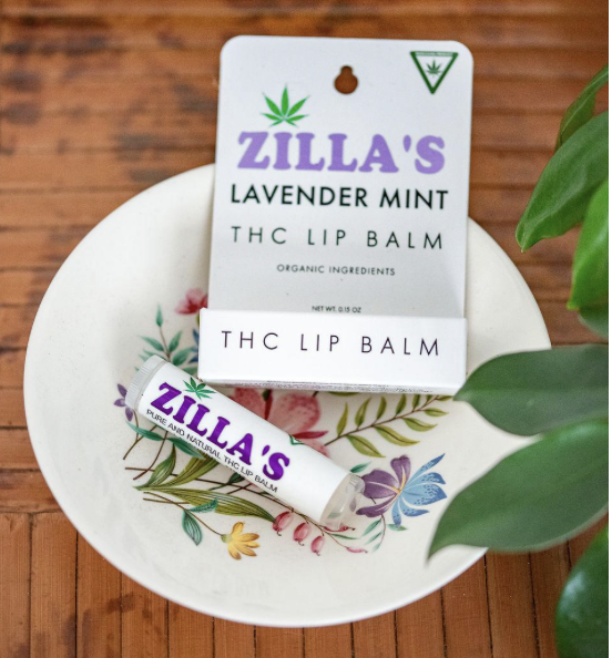 Photograph of product: Zilla's | Lip Balm - Lavender Mint - 20mg