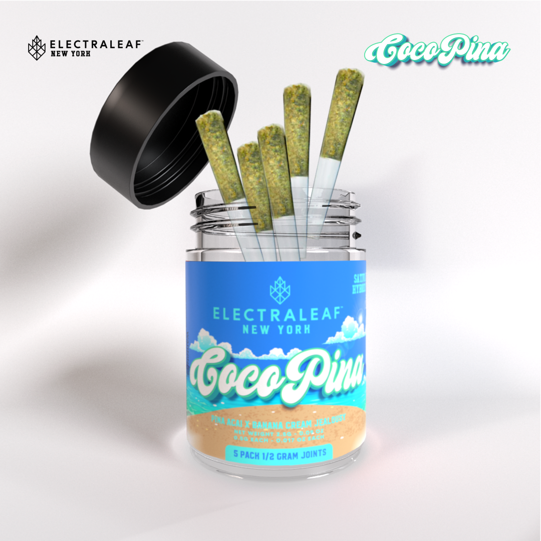 Photograph of product: Electraleaf - 5pk Pre roll (0.5g) - Coco Pina