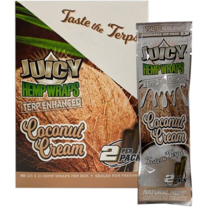 Photograph of product: Juicy Hemp Wraps Coconut Cream