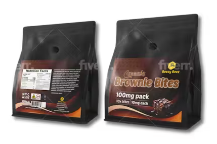 Photograph of Product: Infused Brownies | 10 Pack | 100mg | Beezy Beez