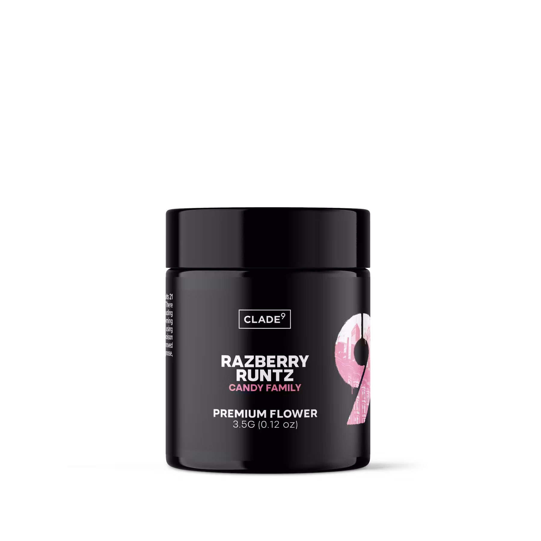 Photograph of product: Clade9 Flower 3.5g- Razberry Runtz