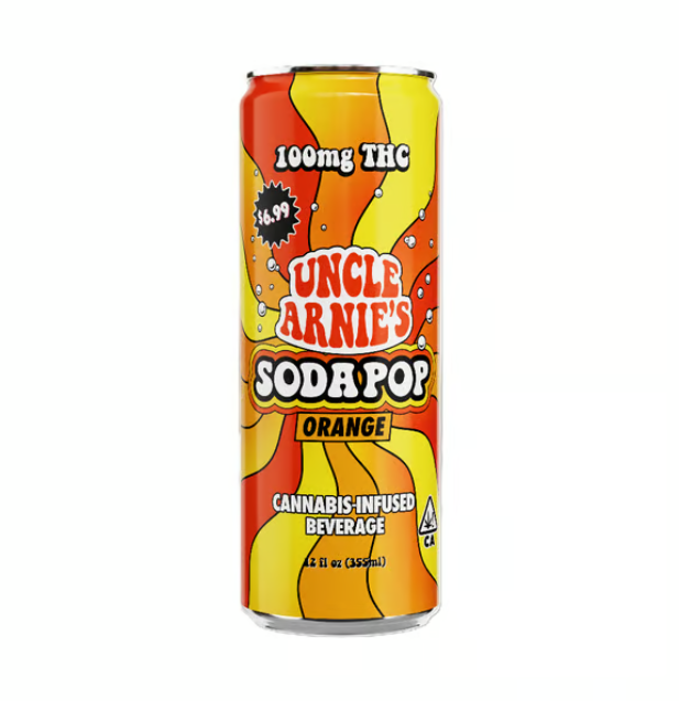 Photograph of product: ORANGE SODA [H] UNCLE ARNIE'S - 100 MG