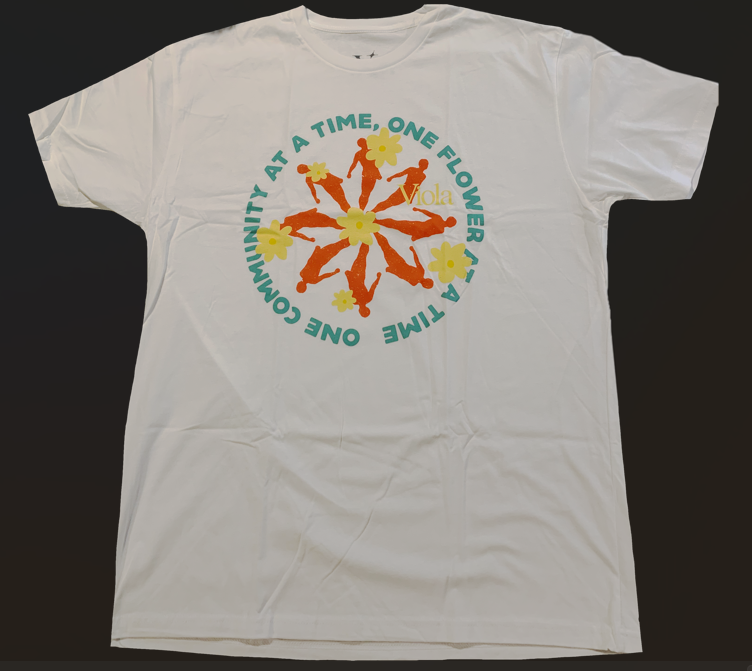 Photograph of product: Flower Tee | White | XLarge