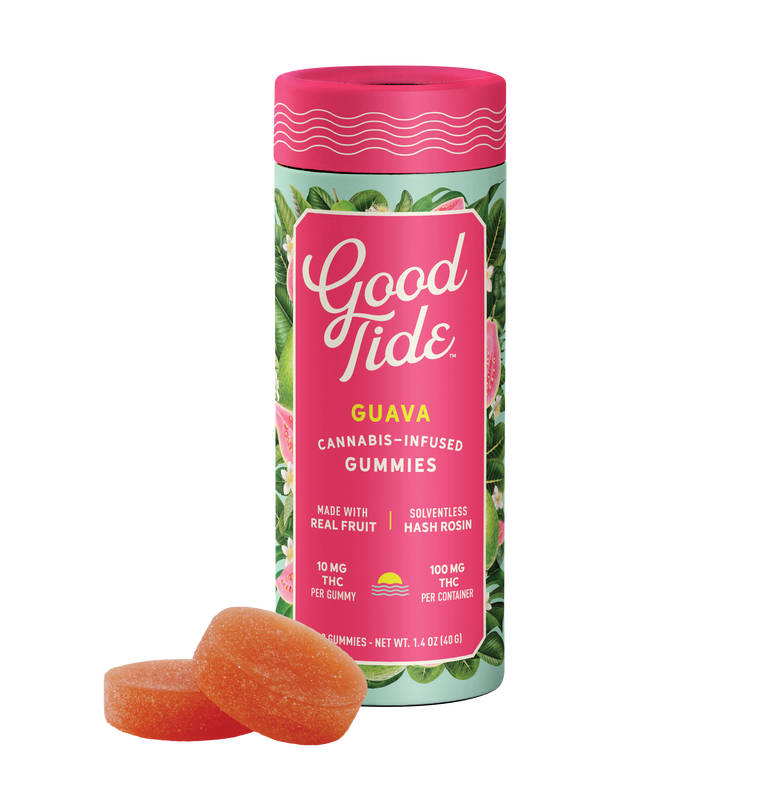 Photograph of product: Good Tide - Live Rosin Gummies - Guava (H) - 100mg