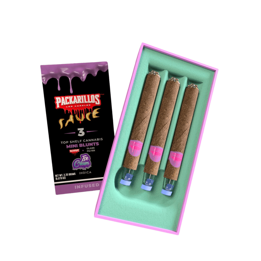 Photograph of product: Presidential | OG | 0.7g-3pk (2.1g) Infused Moonrock Blunt Pack | REC