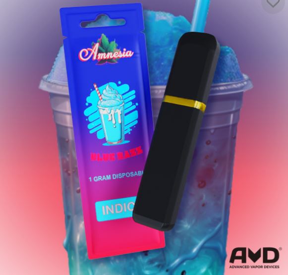 Photograph of product: Blue Razz | 1G Disposable Cart