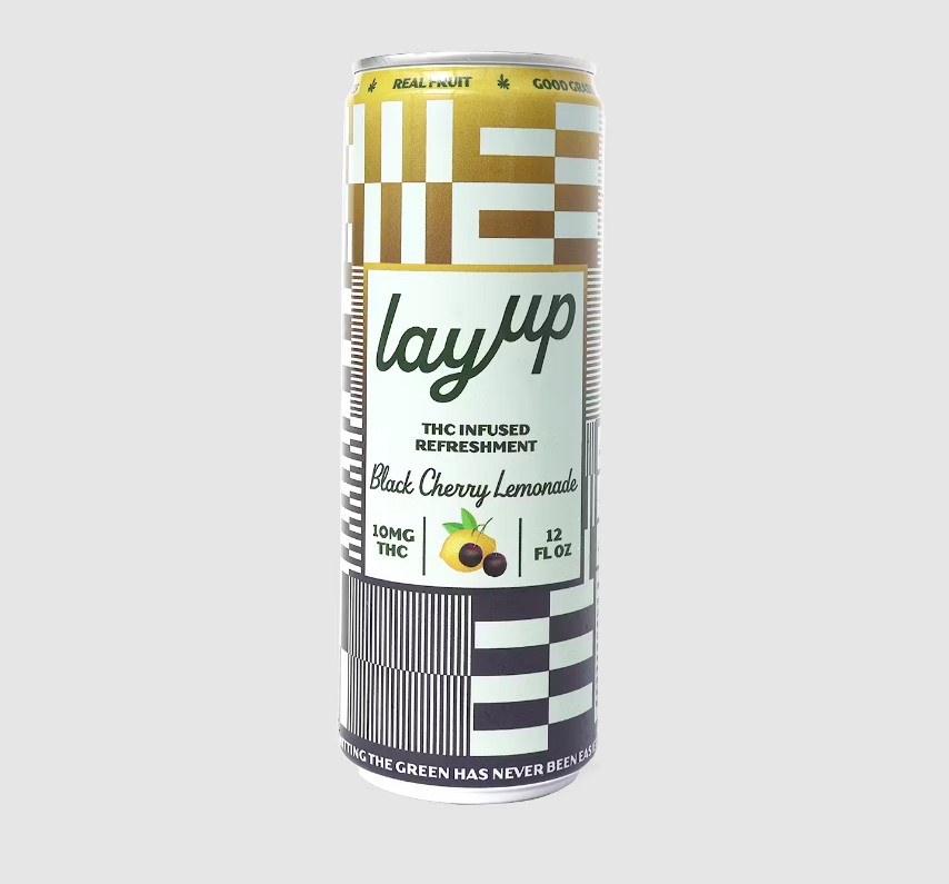Photograph of product: Lay Up | Black Cherry Lemonade | Single | Beverage | 10mg