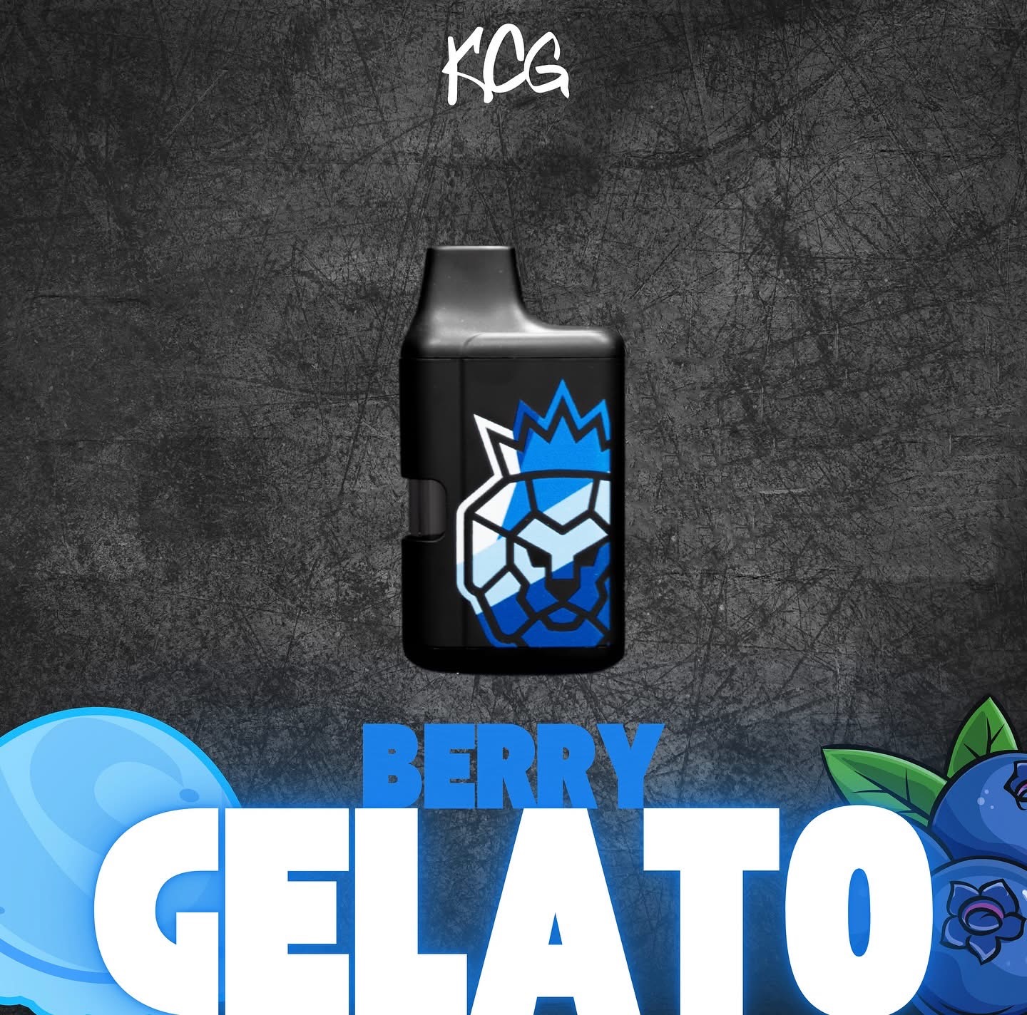 Photograph of product: Berry Gelato Liquid Diamonds 1g -Disposable