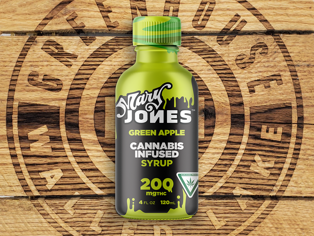 Photograph of product: Mary Jones | Green Apple Syrup | 200mg