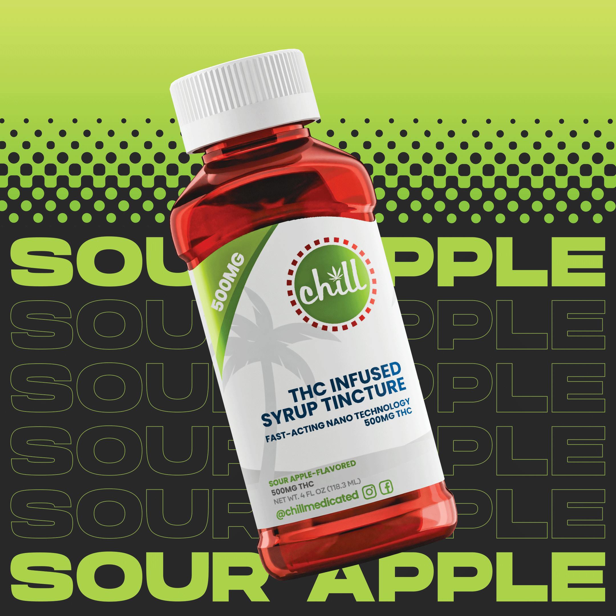 Photograph of product: Chill Sour Apple Syrup